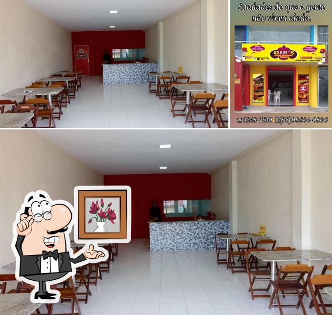 O interior do DIB'S PIZZARIA