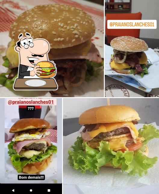 Hambúrguer em Praiano's Lanches e frangos