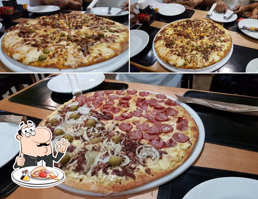 Consiga pizza no Rhuan Lanches e Pizzaria