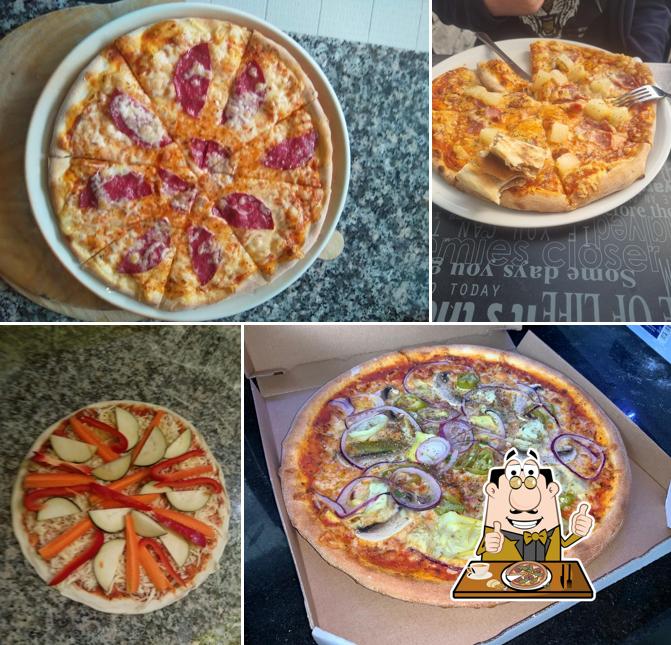 Essayez de nombreux types de pizzas