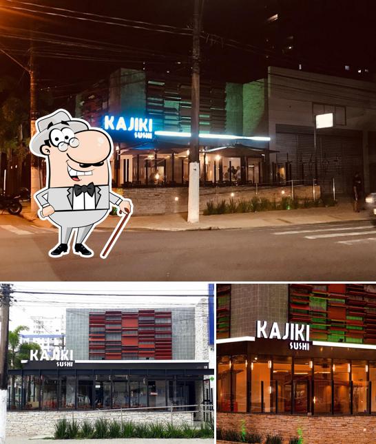 O exterior do Kajiki Sushi Em São Vicente