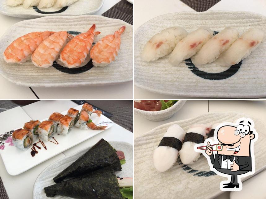 Scegli le diverse opzioni di sushi