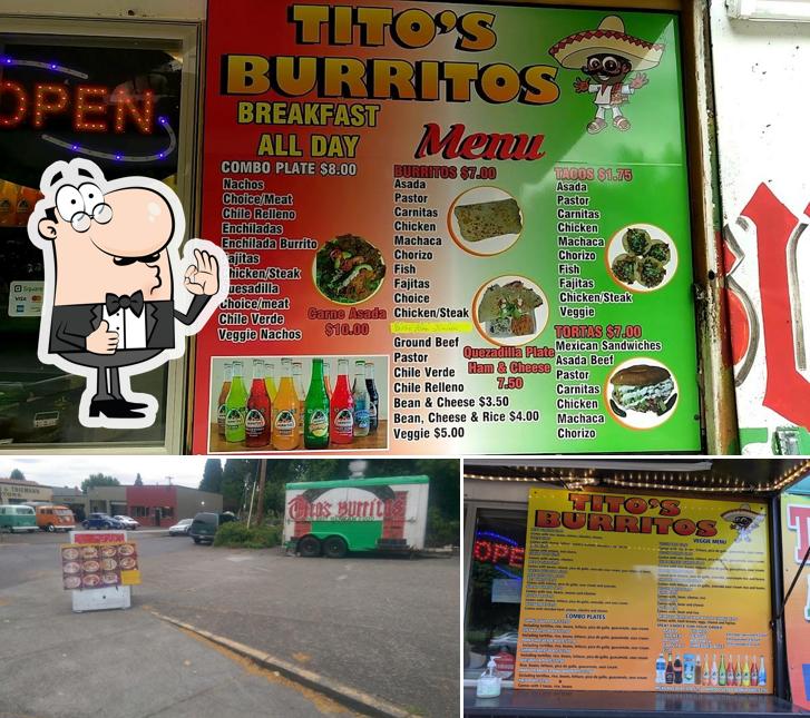 Here's a picture of Tito's Burritos Food Cart LLC
