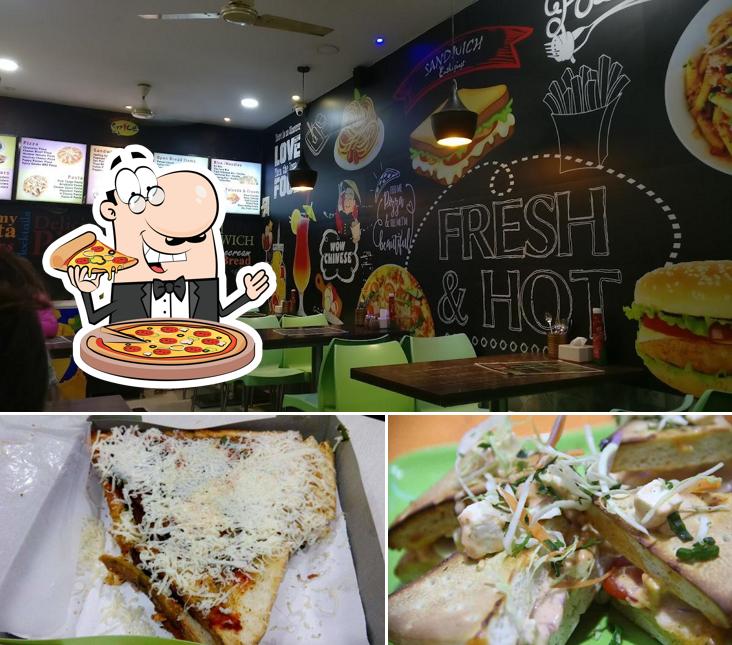 At Flavours of Spice, you can taste pizza