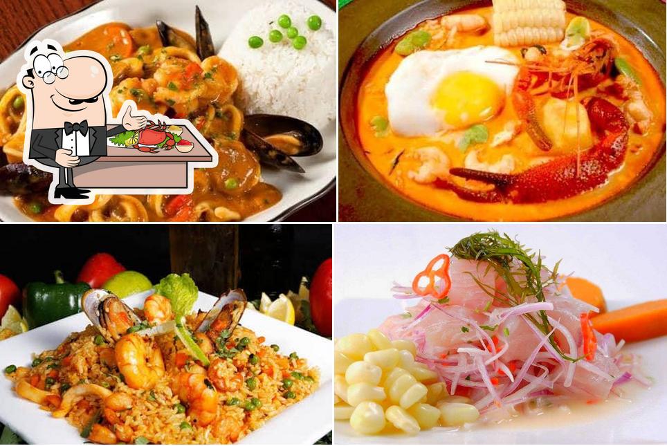 Закажите блюда с морепродуктами в "Comida Peruana - Eventos"