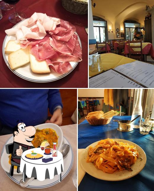 Piatto di formaggi al Trattoria "Alla Cisterna"