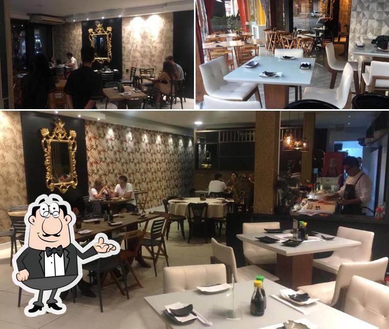 Veja imagens do interior do Hay Sushi Itapema