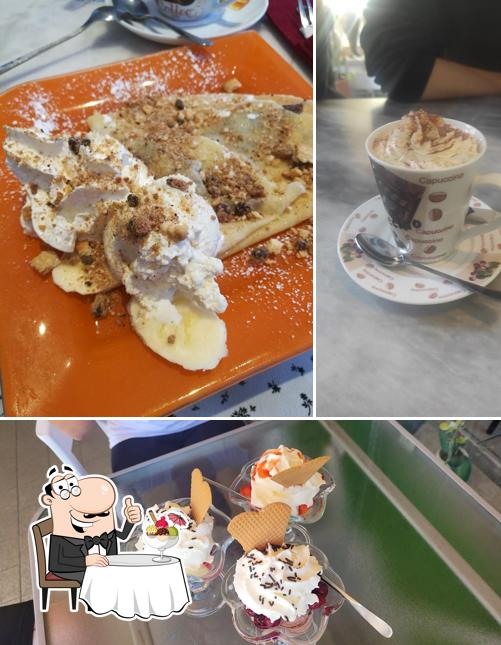 Eis-Café Panda provides a variety of desserts
