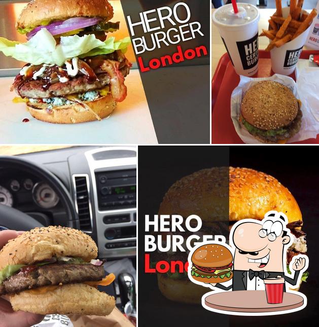 Commandez un hamburger à Hero Certified Burgers