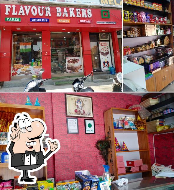 Take a look at the picture showing interior and exterior at Flavour bakers