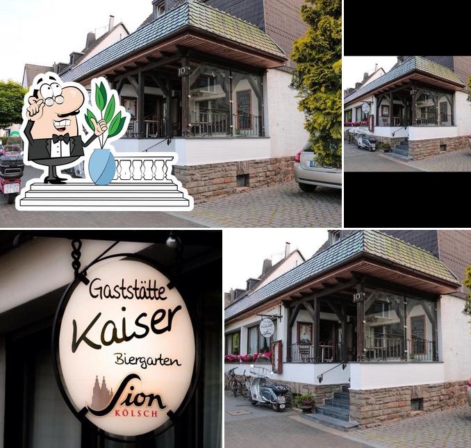 Внешнее оформление "Gaststätte Kaiser"