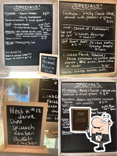 Try out specials from the blackboard menu