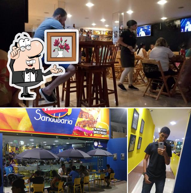 O interior do Famintu's Bar