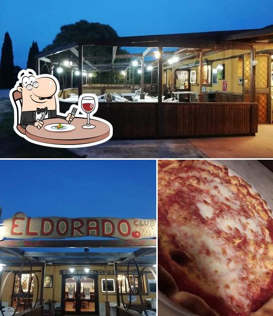 El Dorado Ristorante Pizzeria Civita Castellana si caratterizza per la cibo e esterno