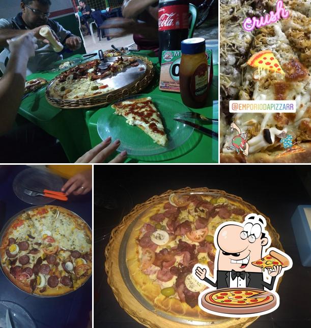 No Empório da Pizza, você pode pedir pizza