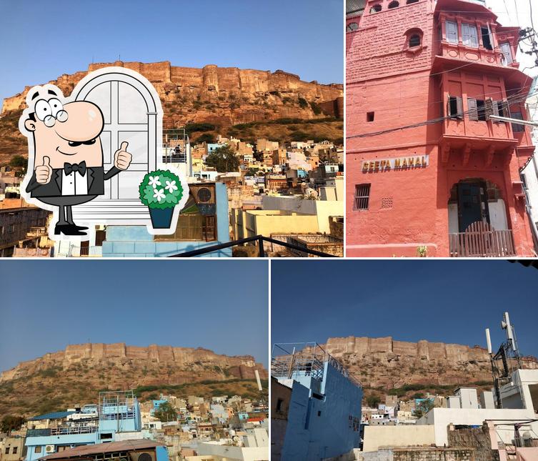 Enjoy the view outside Geeta Mahal {Home Stay}