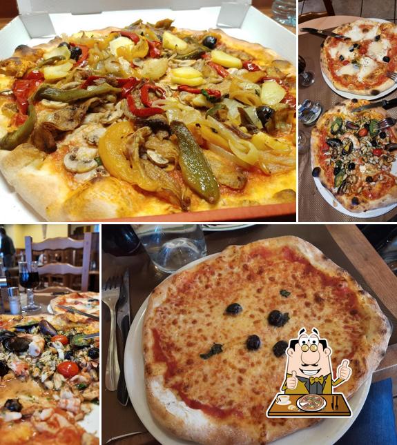 Pick different kinds of pizza