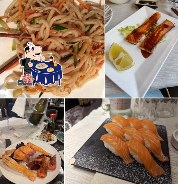 В "Ristorante Giapponese Hokkaido" вы можете попробовать разнообразные блюда с морепродуктами