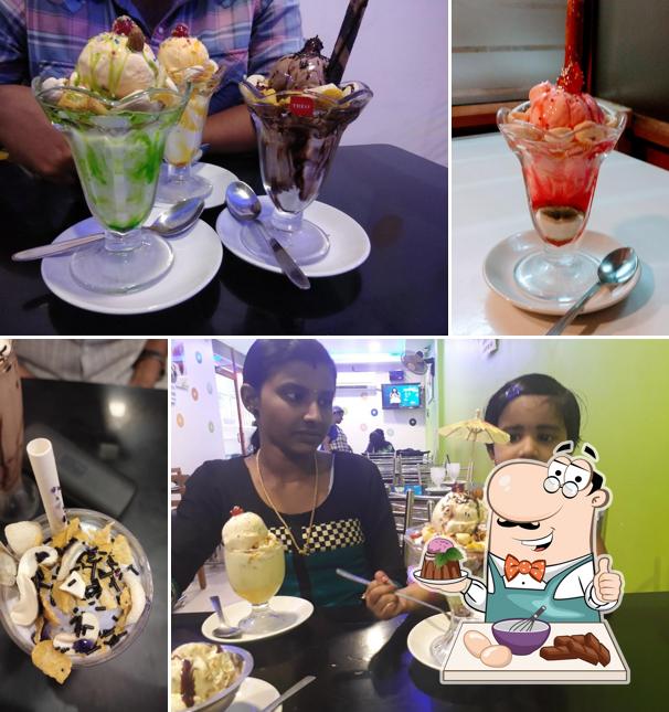 Richie Rich Ice Cream Parlour serves a selection of desserts