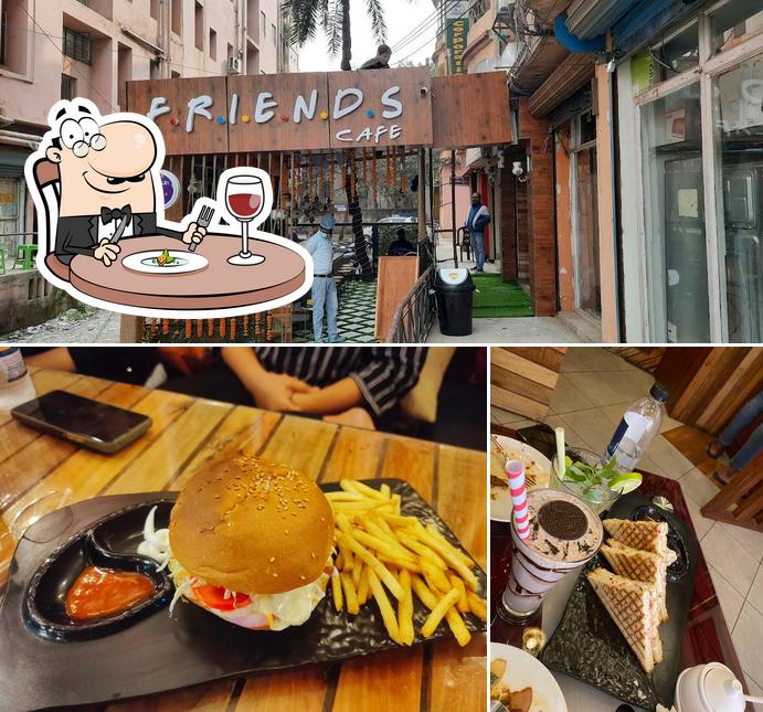FRIENDS CAFE is distinguished by food and exterior