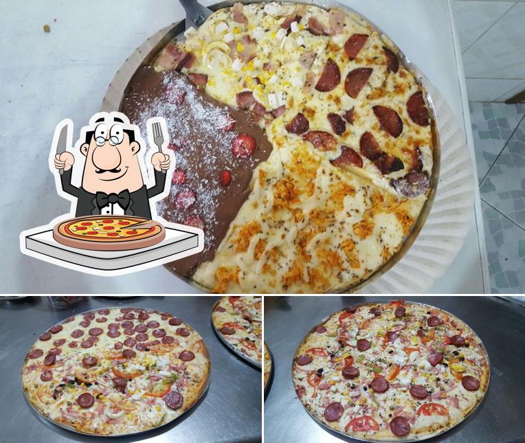 Escolha diversos tipos de pizza