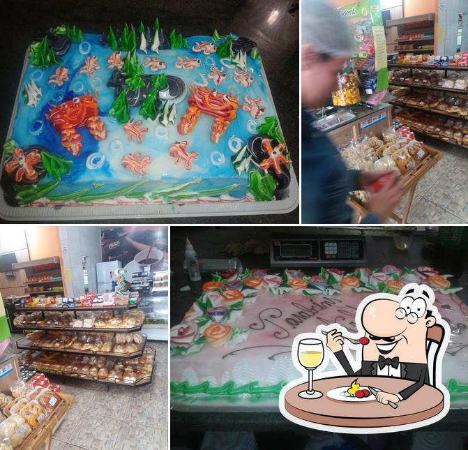 Comida em Comercial e Padaria Novo Sabor