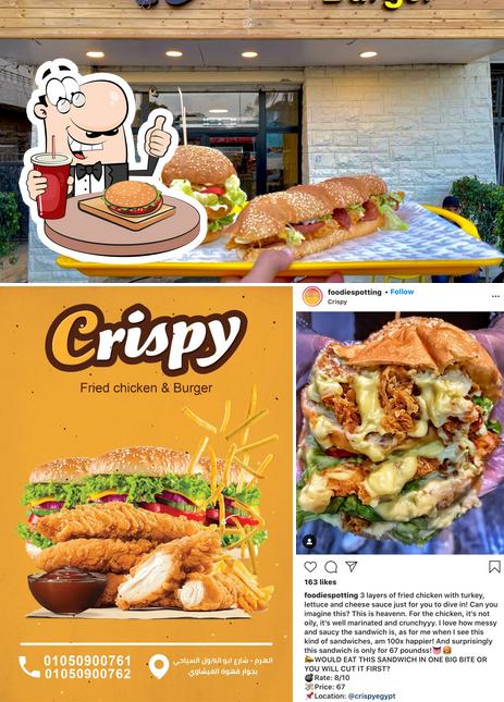 Commandez un hamburger à كرسبي - Crispy