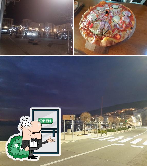Tra le diverse cose da Grill Kod Moke si possono trovare la esterno e pizza