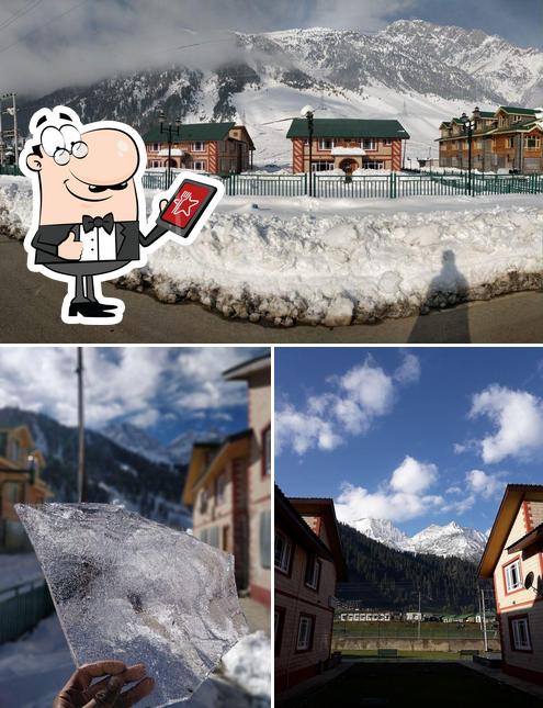 You can get some fresh air outside Hotel barzman sonamarg