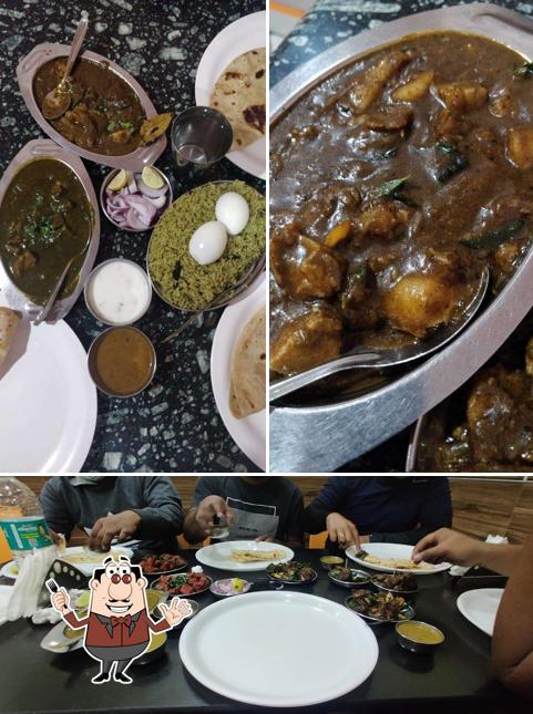 Food at Chandrappa Hotel