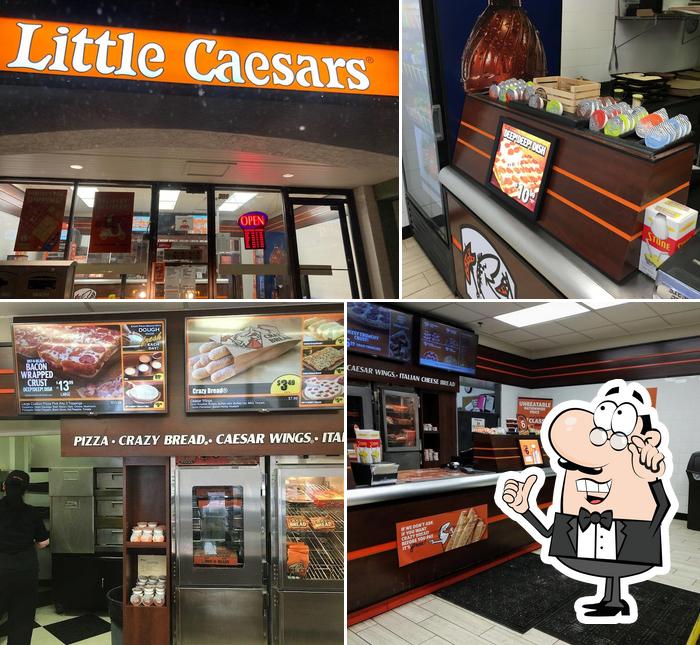 L'intérieur de Little Caesars Pizza