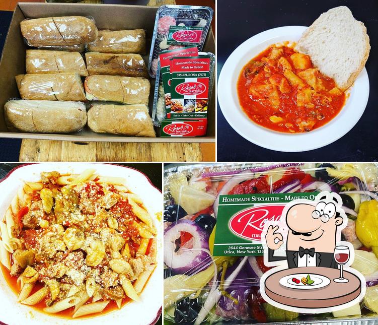 Rosas Trattoria (Italian Bakery & Deli) in Utica Restaurant menu and reviews