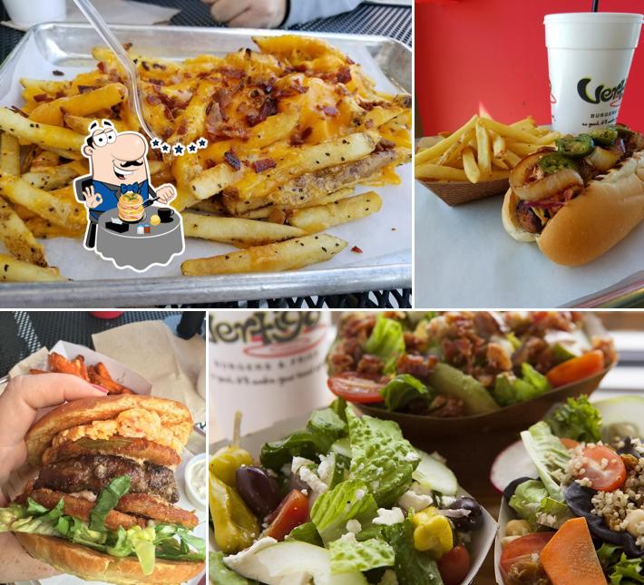 Platos en Vertigo Burgers and Fries