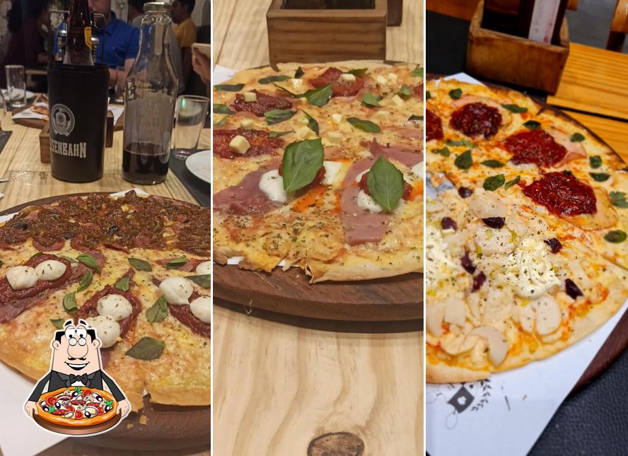 Experimente diferentes variedades de pizza