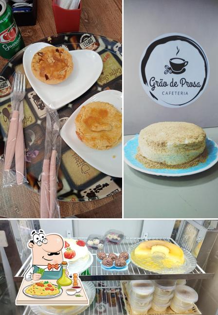 Comida em Grão de Prosa Cafeteria