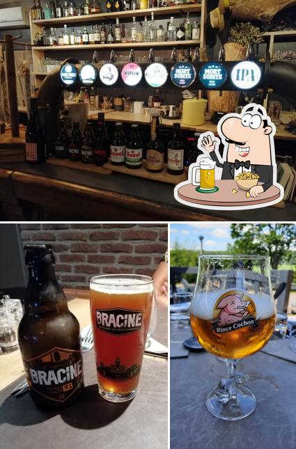 Profitez un verre de bière blonde ou brune