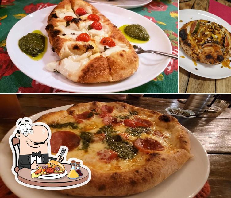 Escolha pizza no Ateliê - Pizza • Café • Arte