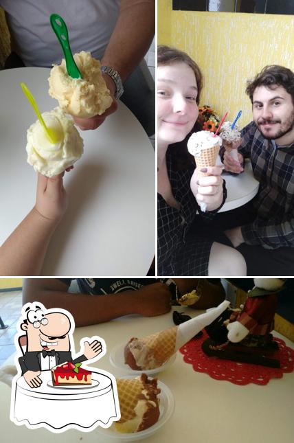 Sorveteria Drose serve uma seleção de pratos doces