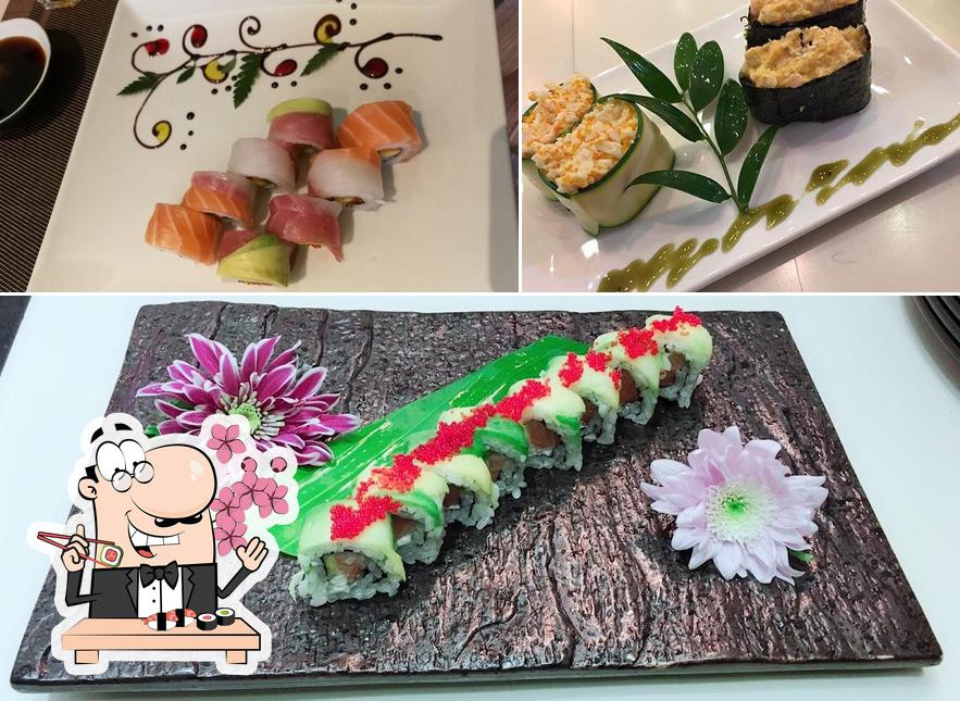 Prenditi le diverse opzioni di sushi