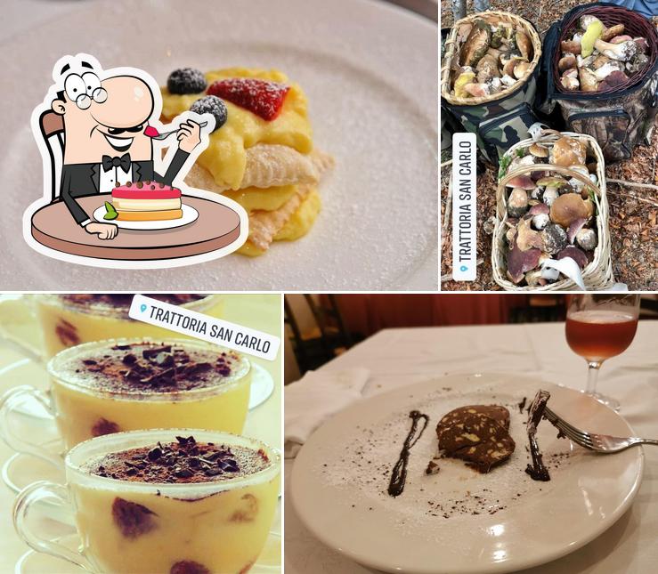 Trattoria San Carlo offre un'ampia selezione di dessert