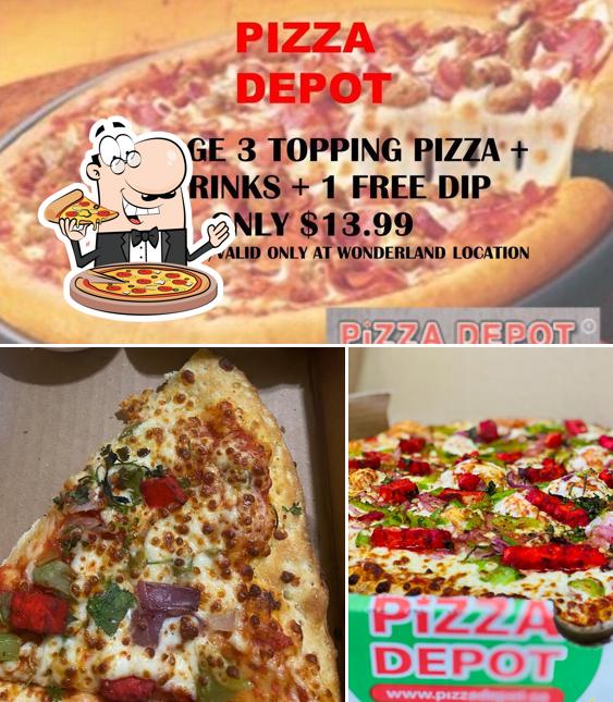 В "Pizza Depot Vaughan" вы можете отведать пиццу