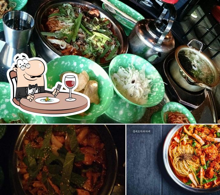 Plats à Hongdae Pocha Korean BBQ