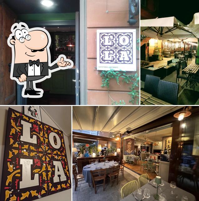 Gli interni di Lola al Villa Flaminia