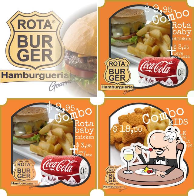 Comida em Rota Burger Hamburgueria Gourmet