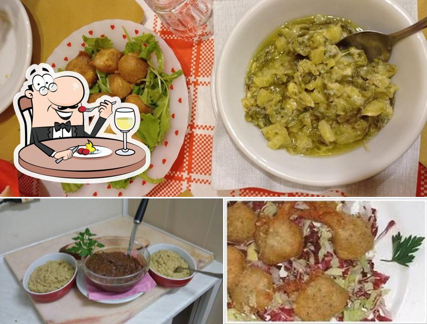 Cibo al Trattoria del Lùff San Gregorio