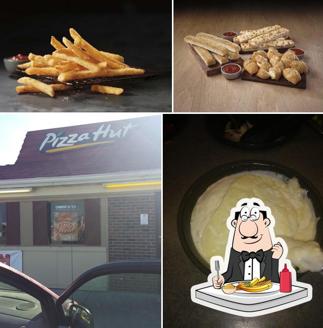 Taste French fries at Pizza Hut