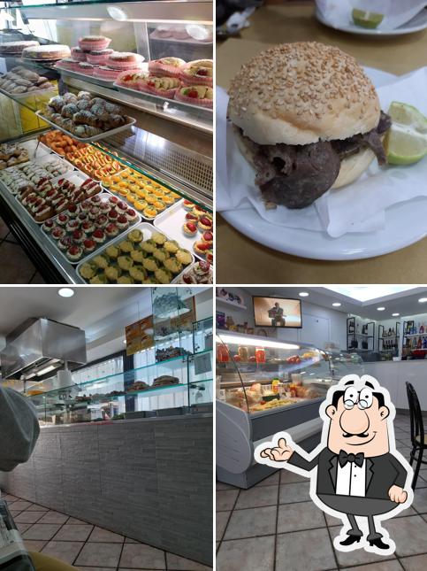Bar Santa Rosalia si caratterizza per la interni e cibo