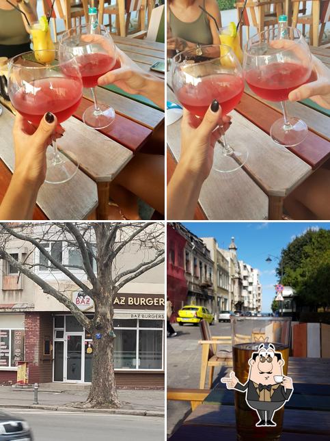Enjoy a drink at BAZ Bistro&Burgers Constanța