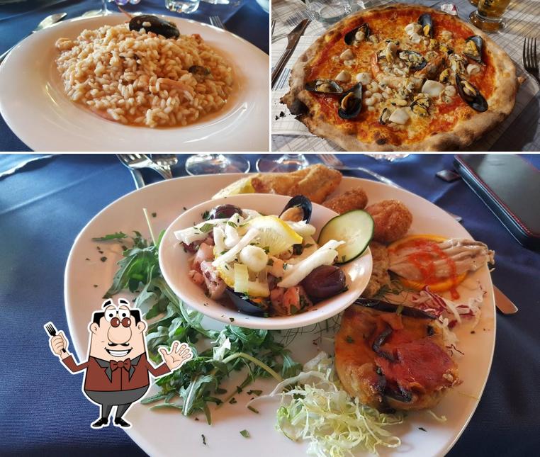 Platti al Ristorante Pizzeria La Scogliera
