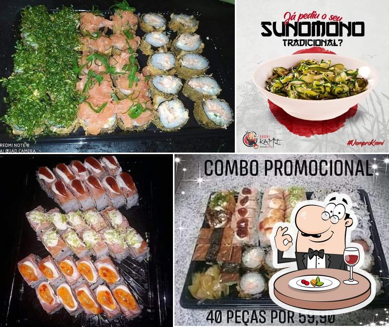 Comida em Kami Sushi